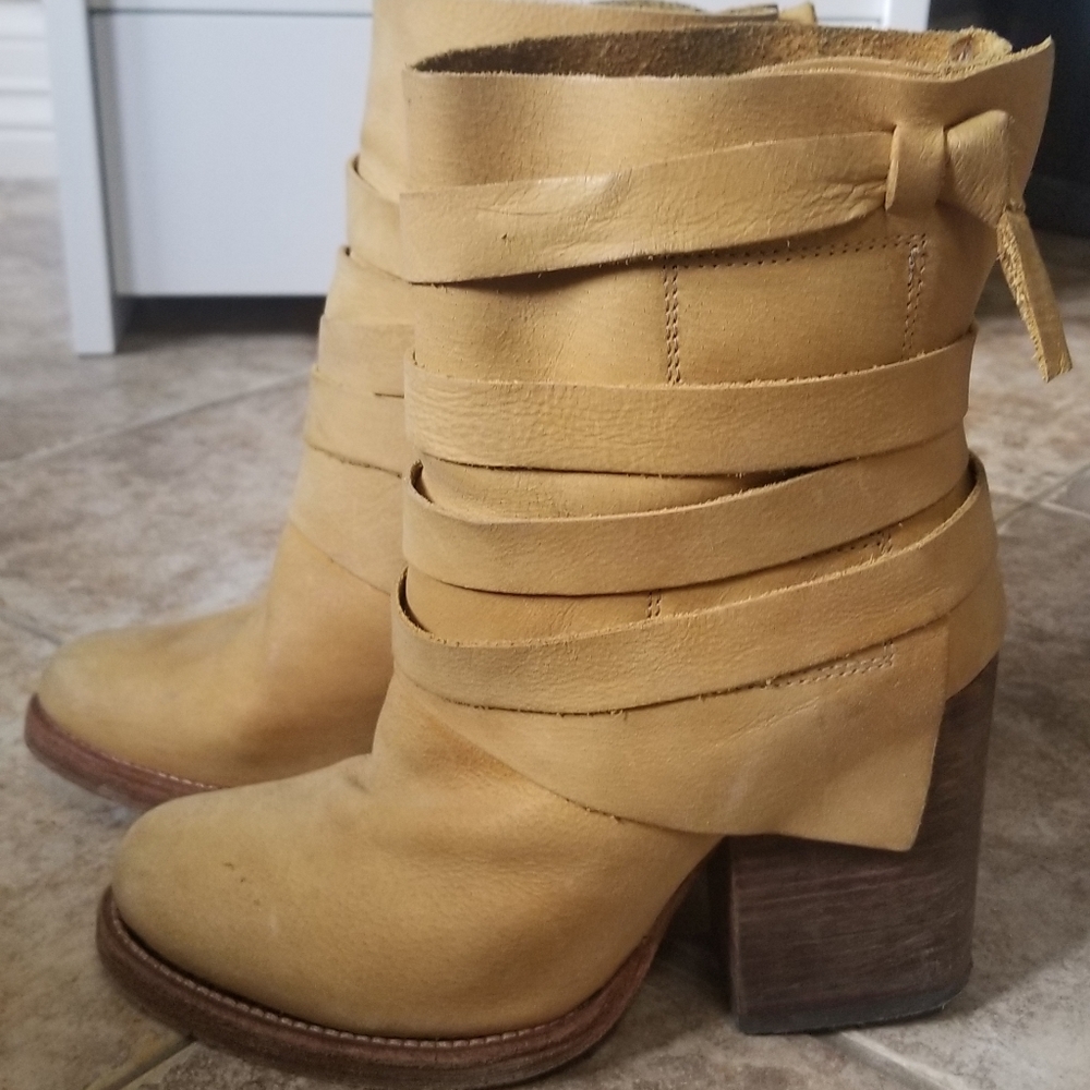 Free People suede ankle boots